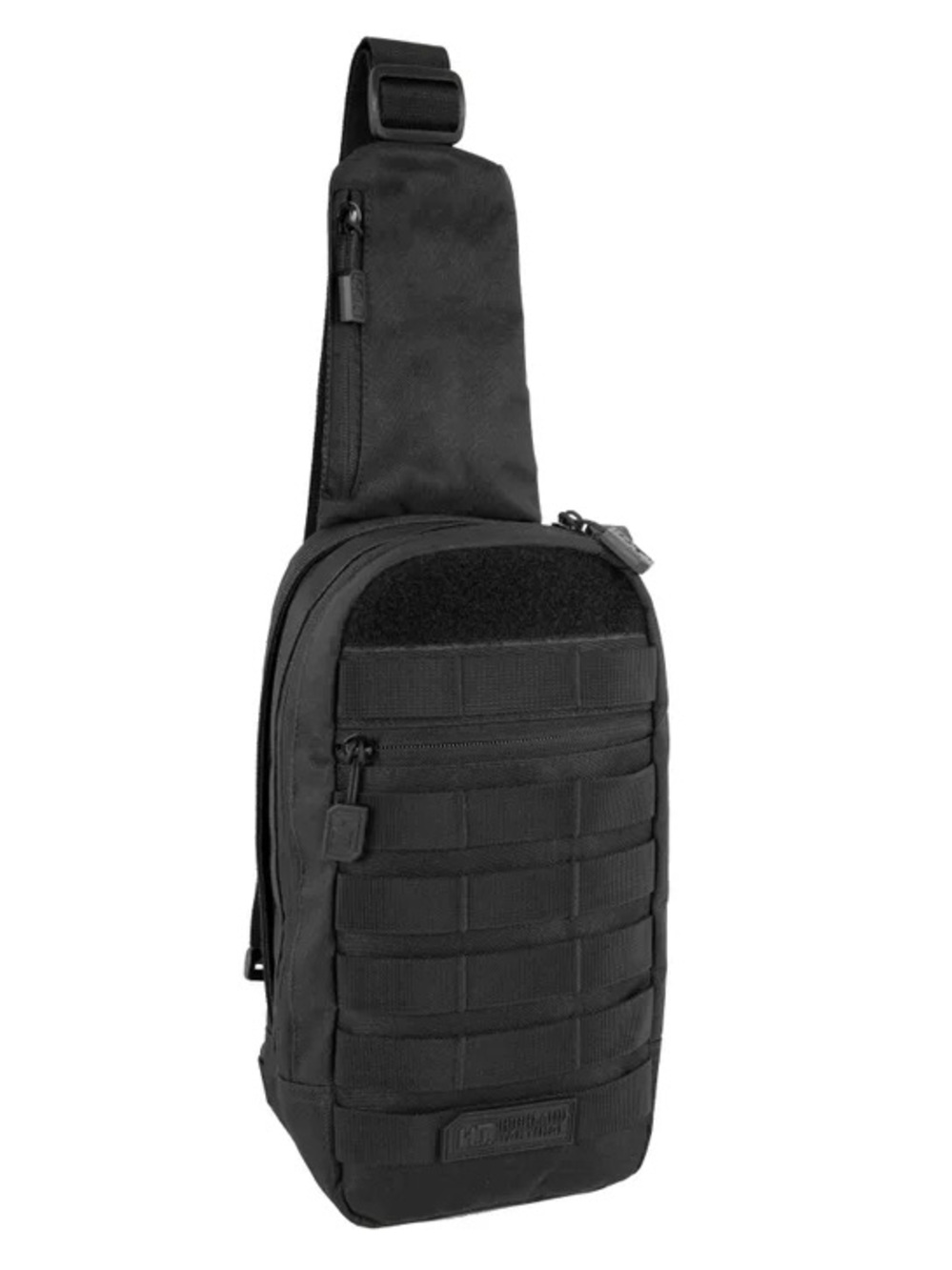 Highland Tactical Black Shoulder Messenger Bag - MOLLE Webbing NWT - Picture 3 of 6
